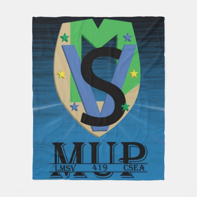 Mup Line Logotypfilt Fleecefilt (Framsidan)