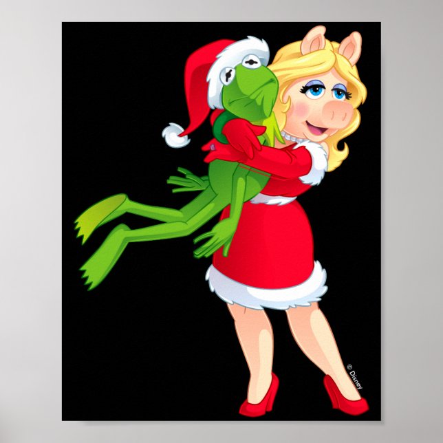 Mupparna Kermit Miss Ggy jul  Poster (Framsidan)