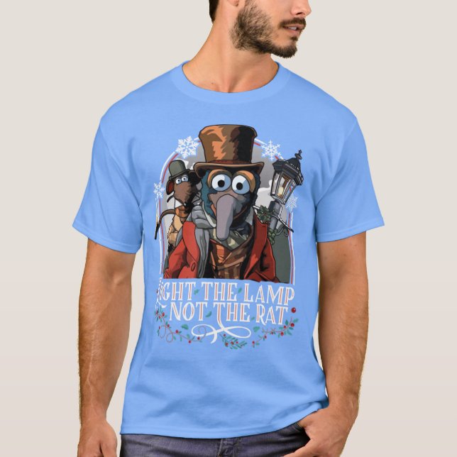 Muppet Christmas Carol Gonzo Rizzo T Shirt (Framsida)