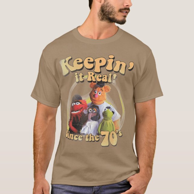 Muppets Keepin It Real retro vintage T Shirt (Framsida)