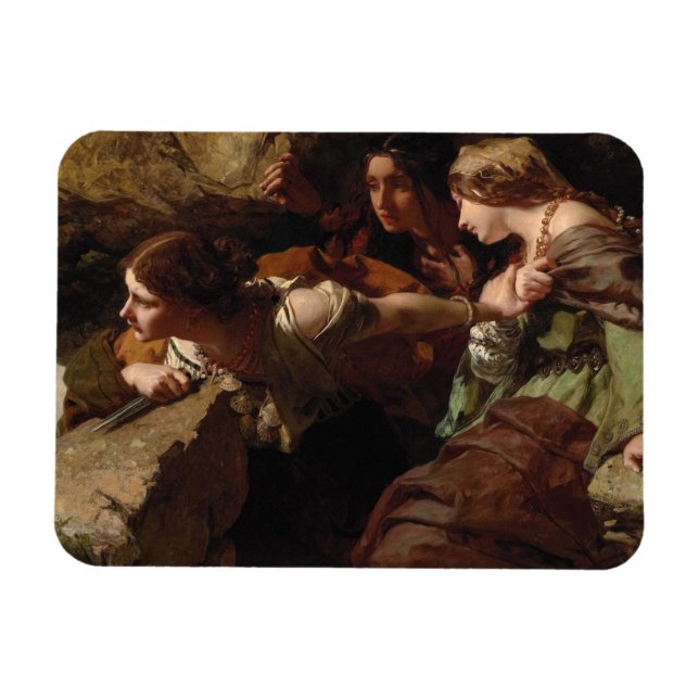 Mur, ängslan och förtvivlan, att se slaget magnet (Horisontell)