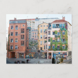 Mur des Canuts - Mur peint - Lyon Vykort