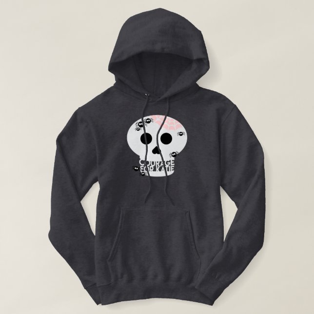 Mur för Katie - OG Skull Logotyp Hoodie (Design framsida)