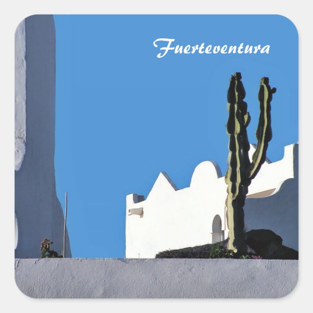 Mur Fyrkantigt Klistermärke (Framsida)