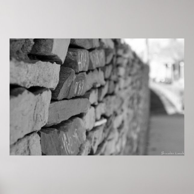 Mur i Barcelona Poster (Framsidan)