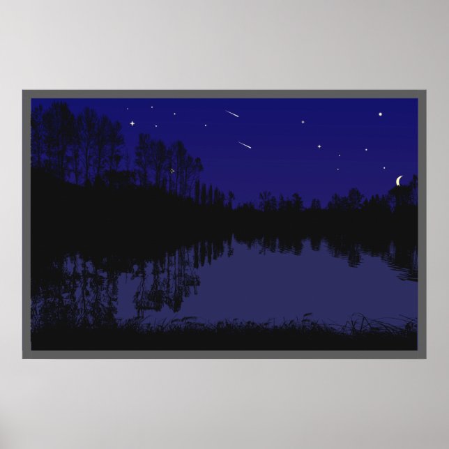 mur in avondlight poster (Framsidan)