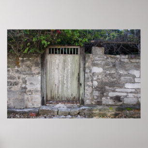 Mur och dörr poster