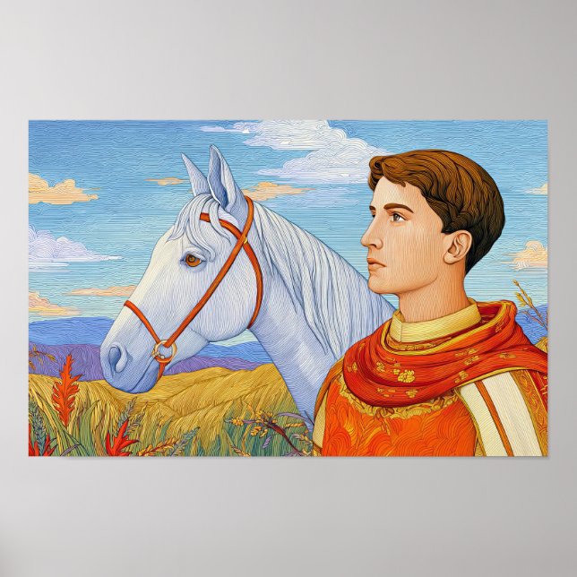 Mur och kompassion: Saint Martin of Tours Poster (Framsidan)