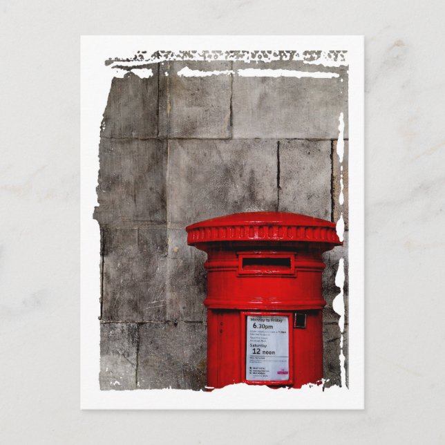 Mur och postbox vykort (Framsida)