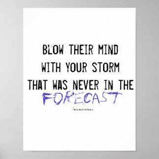 Mur Poster att slå deras sinne.. vara en mordkvinn