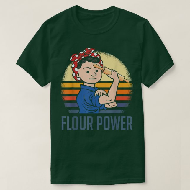 Mur Power Funny Baking Mamma Baker T Shirt (Design framsida)