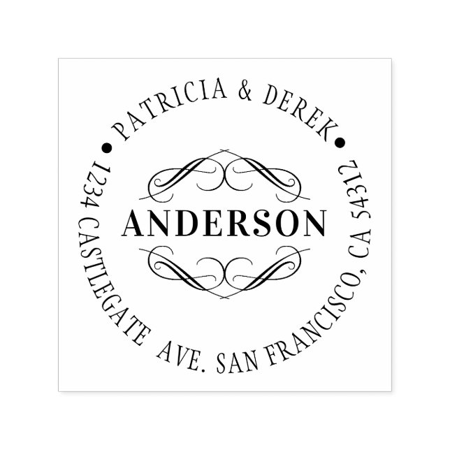 Mur Returadress Självfärgande Stämpel (Design)