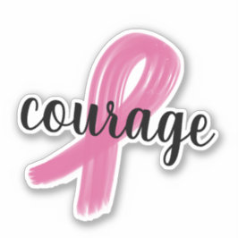 Mur - Rosa Ribbon Cancer Awareness-dekal Klistermärken