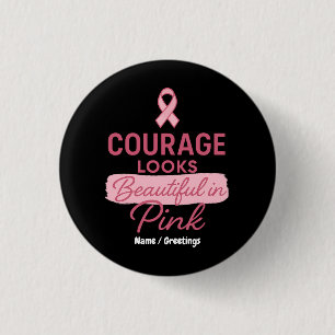 Mur ser vacker ut i Rosa Breast Cancer Knapp