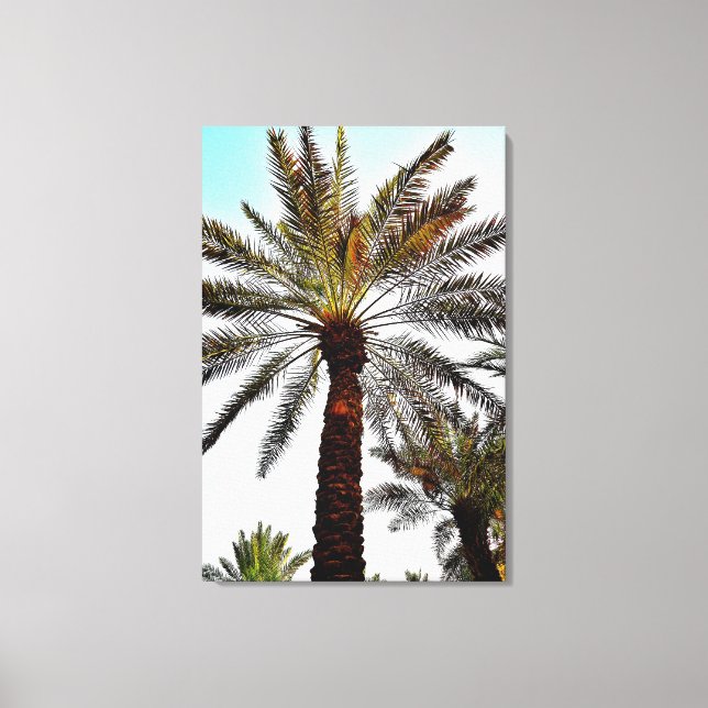 Murabba Palace Date Träd Canvastryck (Framsida)