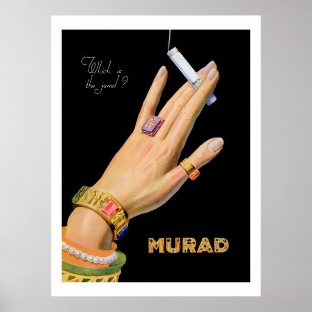 MURAD (1920-talets Vintage) Poster (Framsidan)