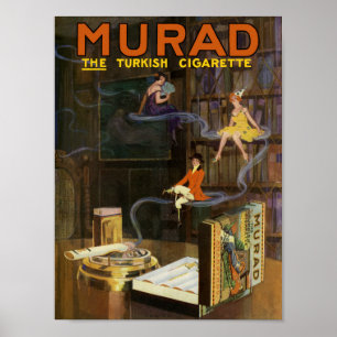 MURAD-cigaretter Poster