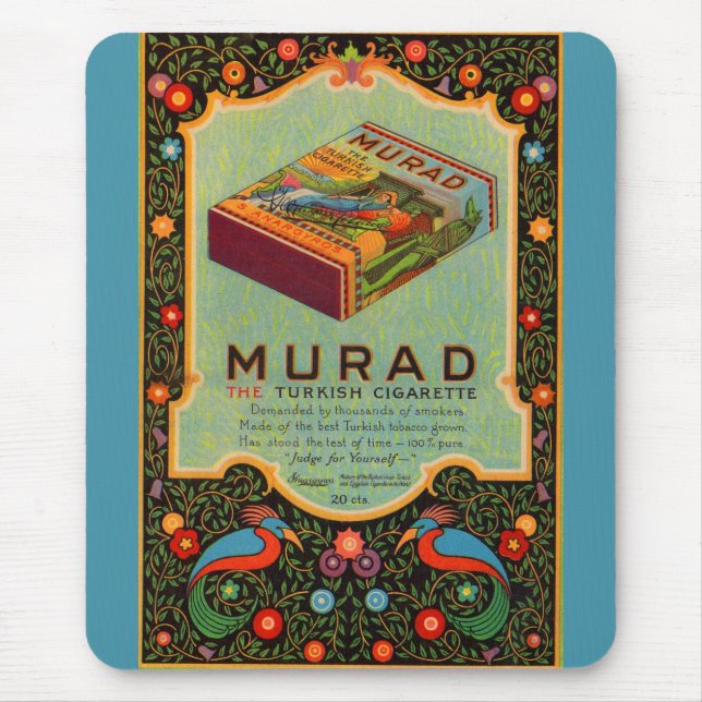 Murad Cigarettes ad Musmatta (Framsidan)