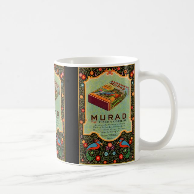 Murad Cigarettes och 1920-talet Kaffemugg (Höger)