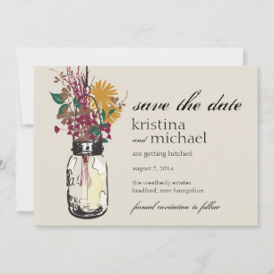Murad Glas & Höstens Vilda Blommor Spara Datum Datumet