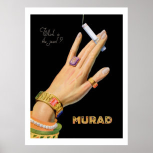 MURAD (vintage20-talannonser) Poster
