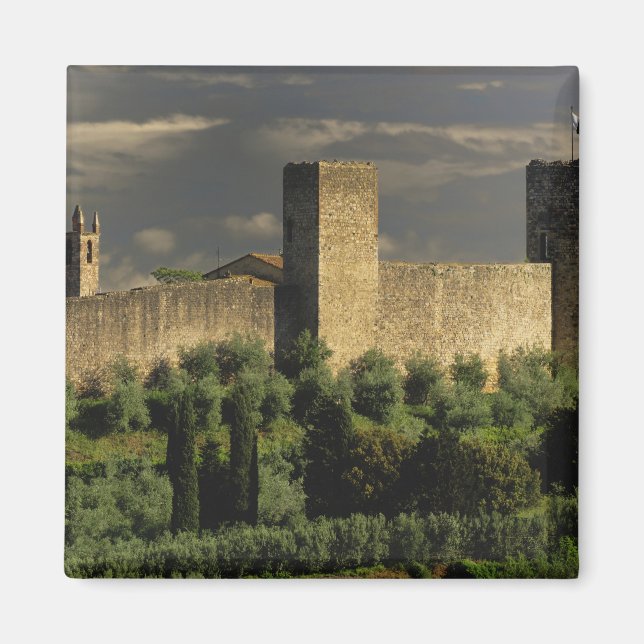 Murade stad Monteriggioni, i provinsen Magnet (Framsidan)