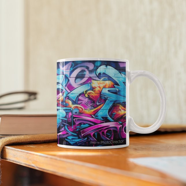 Mural 1 ändring 21 kaffemugg (Mural 1 Variation 21 Coffee Mug)
