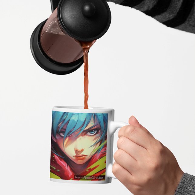 Mural 2 Animum 2 Kaffemugg (Mural 2 Anime 2 Coffee Mug)