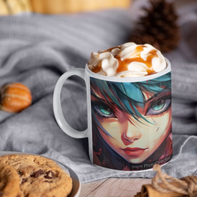 Mural 2 Djur 4 Kaffemugg (Mural 2 Anime 4 Coffee Mug
)