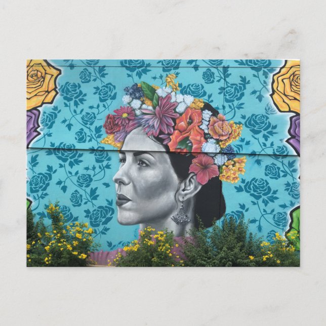 Mural Art Work in San Antonio Vykort (Framsida)