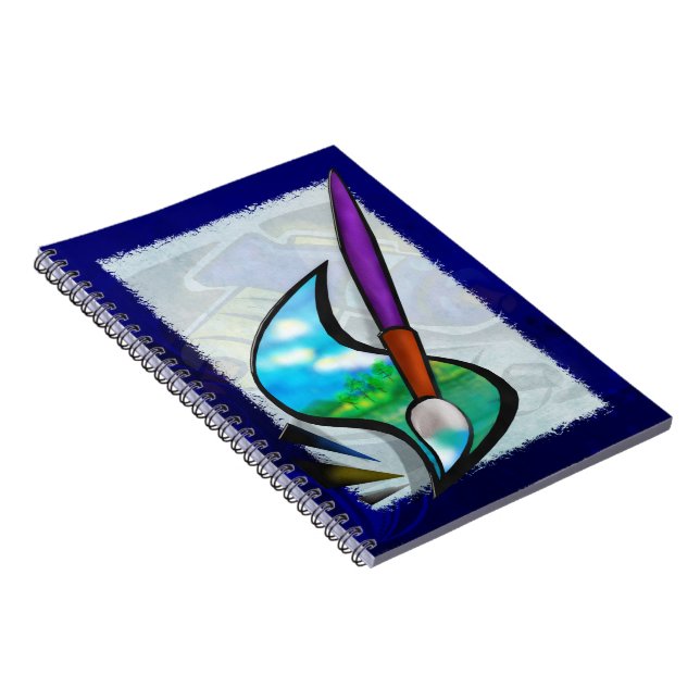 Mural Artist Graphic Design SKETCH JOURNAL Anteckningsbok (Högra Sidan)