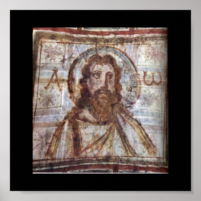 Mural målning från Commodillas katacomb. Poster (Framsidan)