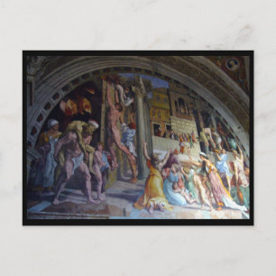mural sistine vykort