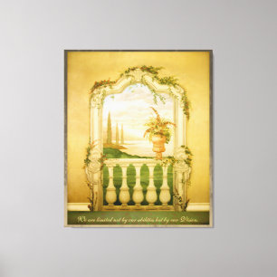 Mural Sjö View Mural Canvastryck