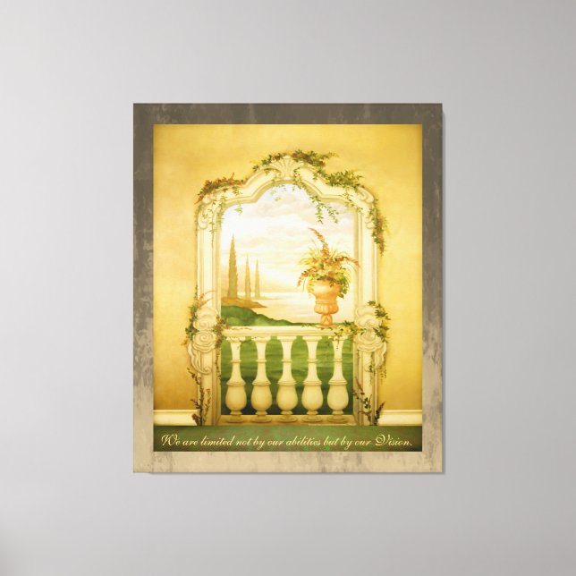 Mural Sjö View Mural Canvastryck (Framsida)