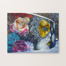 Mural wall art Winnipeg Kanada. Pussel