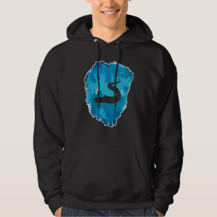 Muränål i ett isblock för evigt hoodie