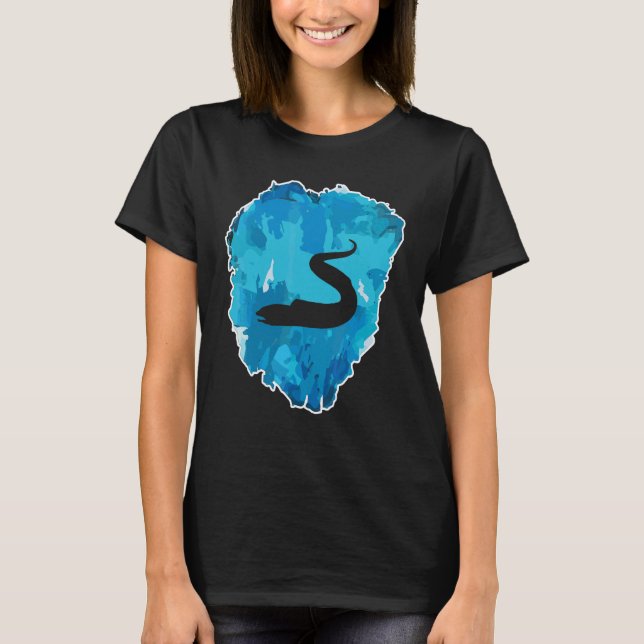 Muränål I Ett Isblock För Evigt T Shirt (Framsida)