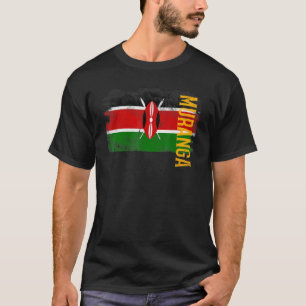 Muranga Kenya Flagga för kenyaner Manar Women Kids T Shirt