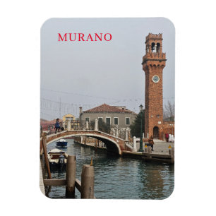 Murano Clock Torn view-kylmagnet Magnet