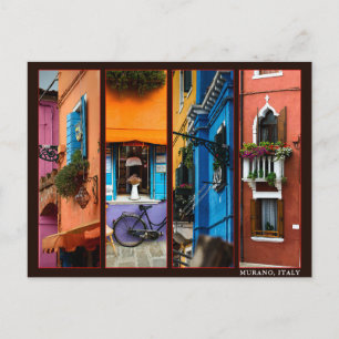 Murano, Italien 4 Photo Collage Anpassningsbar Vykort