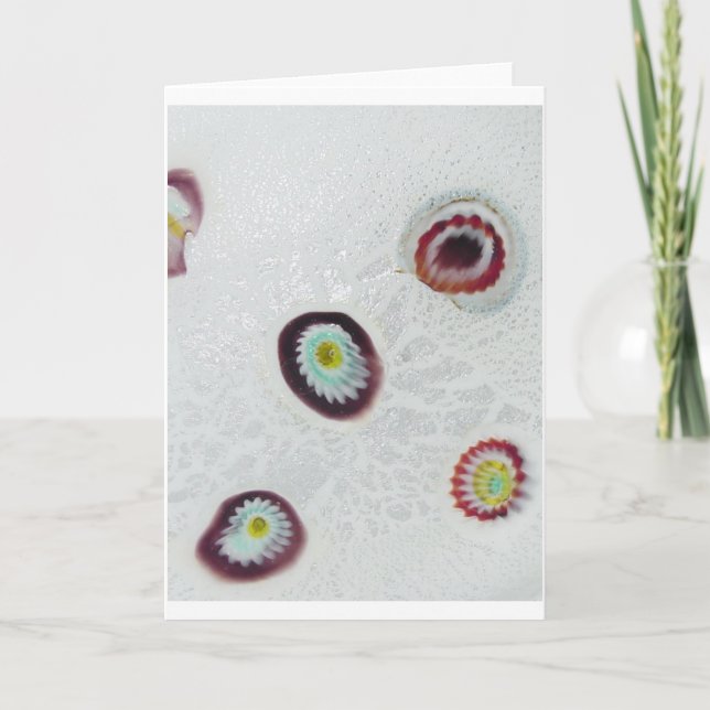 Murano Millefiori Detail Study Kort (Framsida)