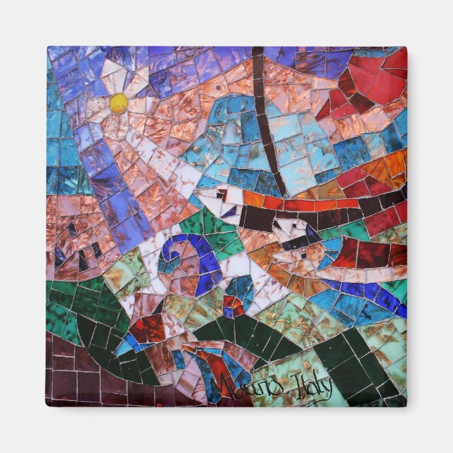 Murano Mosaic Magnet (Framsidan)