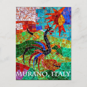 Murano mosaik II Vykort