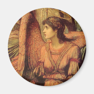 Murarna av Guds hus, ängel av John Strudwick Magnet