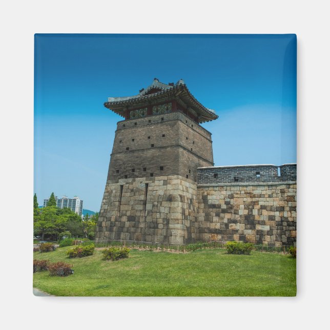 Murarna runt Hwaseongfästningen Magnet (Framsidan)