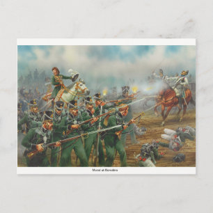 Murat vid Borodino Vykort