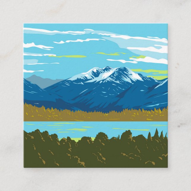 Murchisbergen i Fiordlands nationalpark WPA Tilläggskort (Framsida)