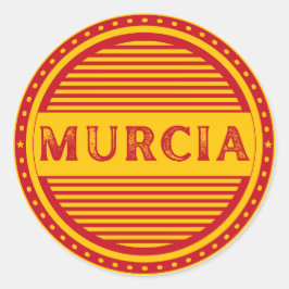 Murcia City Pride Emblem – Spansk identitet Runt Klistermärke