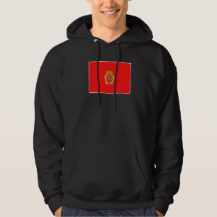 Murcia Flagga Nationell Stolthet Minnessak Hoodie